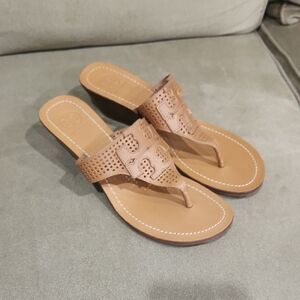 Tory Burch Tan Wedges